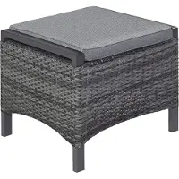 LC Garden Keramo-Vivera voetenbank antraciet/omega