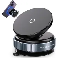 LONGZIMING -Magnetische 360° Telefoonhouder met Zuignap – Verstelbare Handsfree Houder voor Auto, Fitness, Spiegel & Gladde Oppervlakken