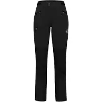Mammut - Women's Courmayeur Softshell Pants - Alpine broek 46 - Short, zwart