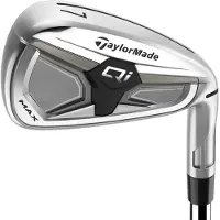 TaylorMade Qi Max IJzerset staal linkshandig