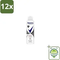 Rexona – Deodorant Spray – Active Protection Invisible – 150 ml - Voordeelverpakking - 12 stuks - Zweetvermindering - Lichaamsgeur