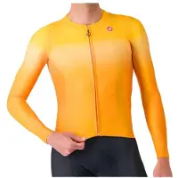 Castelli - UPF Long Sleeve Jersey - Fietsshirt S, oranje