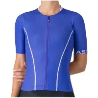 Castelli - Women's Anima Flow Jersey - Fietsshirt S, blauw