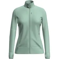 Icebreaker - Women's Merino 260 Quantum IV L/S Zip - Merinovest XS, turkoois/groen