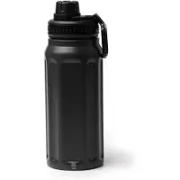 Roly Dubbelwandige RVS Thermosfles. 540 ml kleur Zwart 1912 Geschikt voor laser techniek