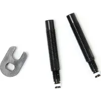 Schwalbe Aluminium Ventielverlengers 30mm voor SV ventielen (Frans / Sclaverand)