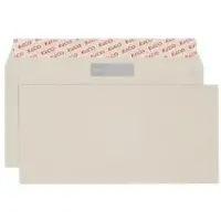Elco Sycling DL+ Kleefstrip Enveloppen Grijs 229 (B) x 114 (H) mm Zonder Venster 100 g/m² Recycled 500 Stuks