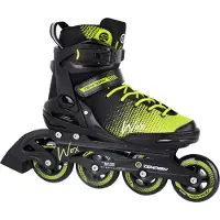 Tempish Wox 84 Skeelers Volwassenen - 4x84mm Wielen - Fitness Inline Skates - Zwart Groen - Maat 38