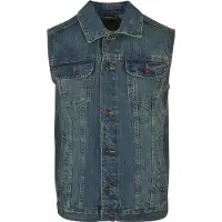 Urban Classics Bodywarmer blauw denim