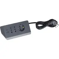 Bticino S3711GBU power uitbreiding 2 m 3 AC-uitgang(en) Binnen Grijs