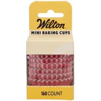 Wilton Mini Metallic Baking Cups - Rosé Goud - Set/160 - Cupcake Vormpjes - Muffin Bakvormpjes