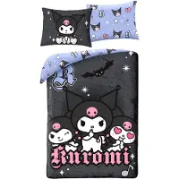 Halantex SP. z.o.o. & Friends Dekbedovertrek Kuromi Dark - 140 x 200 + 70 x 90 cm - Polyester