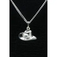 MOOYE ® - Collectie Zilveren Cowboyhoed ketting hanger