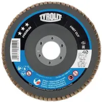 Tyrolit Getande borgring PREMIUM FASTCUT D.125mm K.60 kr.staal,VA ZA-ZK
