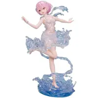 Design Coco Re:Zero Starting Life in Another World PVC Statue 1/7 Ram Aqua Dress 23 cm Beeld