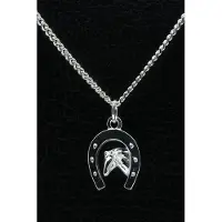 MOOYE ® - Collectie Zilveren Hoef paardenhoofd ketting hanger - groot