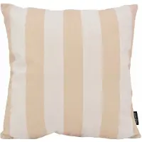 Gek op kussens! Streep crème/beige | 45 x 45 cm | kussenhoes | katoen/polyester