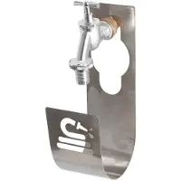 Esschert Design tuinslanghouder RVS kraan - stevig en praktisch.