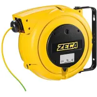 ZECA ZEEL4325 Kabelhaspel Met PVC Kabel 3 Stroomgeleiders - H05VVF - 3x2,5mm² - 10m