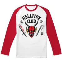 Stranger Things Shirt met lange mouwen - Hellfire Club - S tot XXL - voor Mannen - meerkleurig | Maat XXL