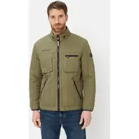 Camel active Overgangsjas with stand-up collar - Maat menswear-26 - Olijfgroen