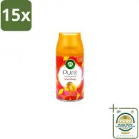 Air Wick 15 x – Luchtverfrisser Navulling – Island Mango – 250 ml - Grootverpakking - Luchtverfrisser - Geur - Tropisch - Mango - Fris