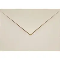 Netuno Gladde Beige enveloppen C6 - 114 x 162 mm - A6 - 25 stuks - NK natgelijmde - 120 gram - Keaykolour -