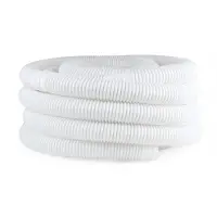 W'eau Zwembadslang 32 mm - 4 meter - Wit
