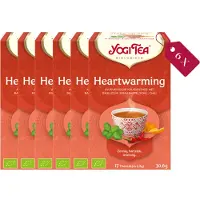 Yogi tea Heartwarming Voordeelverpakking 6x17stuk