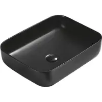 Mexen Carla opzetwastafel 50 x 39 cm, mat zwart - 21555085