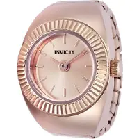 Invicta Mini 48948 Dames Horloge - Quartz Uurwerk - Roestvrij Staal met rosegouden Wijzerplaat - 17mm