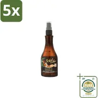 Soleil des iles 5 x Soleil des Îles – Zonneolie – Monoï de Tahiti Snelle Bruining – 150 ml - Grootverpakking - Tanning Olie - Bruiningsolie - Monoï Tahiti - Zonbruin - Intens Bruin
