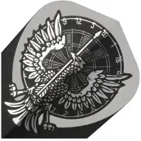 Harrows Quadro Dartboard Silver - Dart Flights