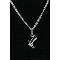 MOOYE ® - Collectie Zilveren Rijlaars ketting hanger - klein