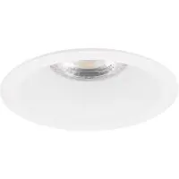 Yphix Bolzano - Inbouwspot Wit Rond - Extra Verdiept - 1 Lichtpunt - Ø 82mm