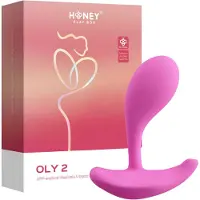Honey Play Box Oly 2 - App-gestuurde G-spot- en clitorisstimulator vibrator (roze)