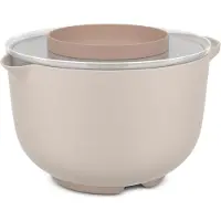 Mepal Beslagkom met spatdeksel Chef it - 3 l - Schaal - Magnetron- en vaatwasmachinebestendig - Bakspullen - Chalk
