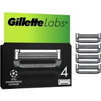Gillette GilletteLabs Scheermesjes - Navulmesjes met exfoliërende strip - 4 stuks