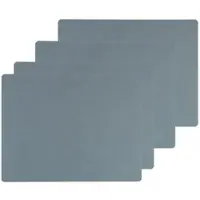 Lind DNA Placemat Square L Nupo Light Blue (Set van 4)-35 x 45 cm