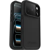 Otterbox Fre Hoesje Geschikt voor Apple Iphone 17 Pro | Compatibel met MagSafe / Qi2 | Full Protect Case | Waterdicht | IP68 | Duurzaam | Zwart