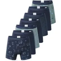 Schiesser Onderbroek '95/5' marine / jade groen