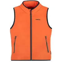 Kamik Phoenix Polarfleece Vest Boys, oranje 140 2023 Fleece bodywarmers