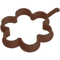 Orion Silline Serie - Silicones Vorm - Bloemvormig - 12cm - Bruin