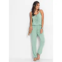 Bonprix Jumpsuit van gestructureerde viscose 40