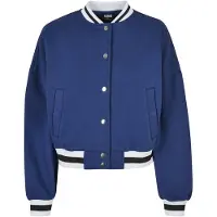 Urban Classics Sweatvest hemelsblauw / zwart / wit