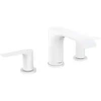 Hansgrohe Wastafelmengkraan Vivenis 3-gats 90 Met Trekwaste Mat Wit