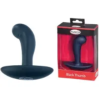 Malesation - Black Thumb Buttplug met Prostaat Stimulatie