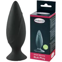 Malesation Siliconen Butt Plug Large - Zwart