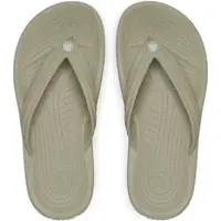 Crocs - Crocband Flip - Sandalen 41-42, olijfgroen