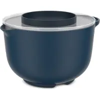 Mepal Beslagkom met spatdeksel Chef it - 3 l - Schaal - Magnetron- en vaatwasmachinebestendig - Bakspullen - Navy